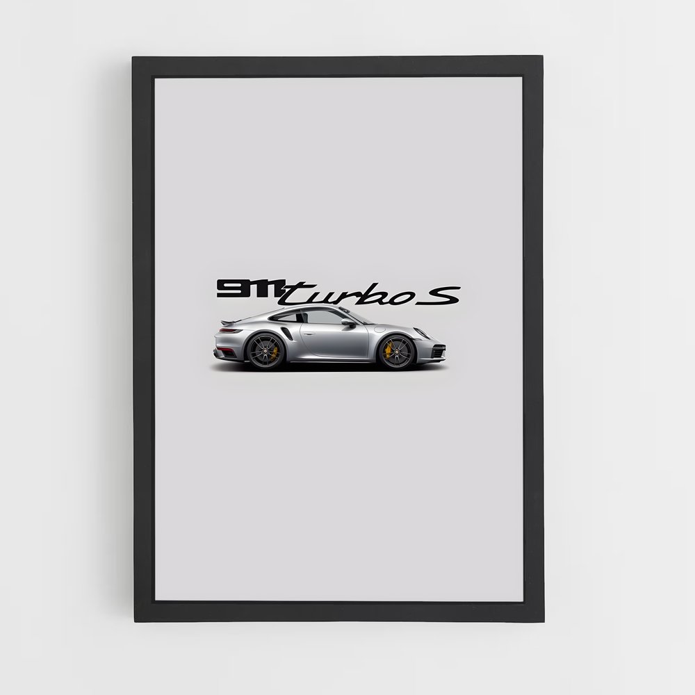 Poster Turbo Mystique – affiche Porsche (vue 2)